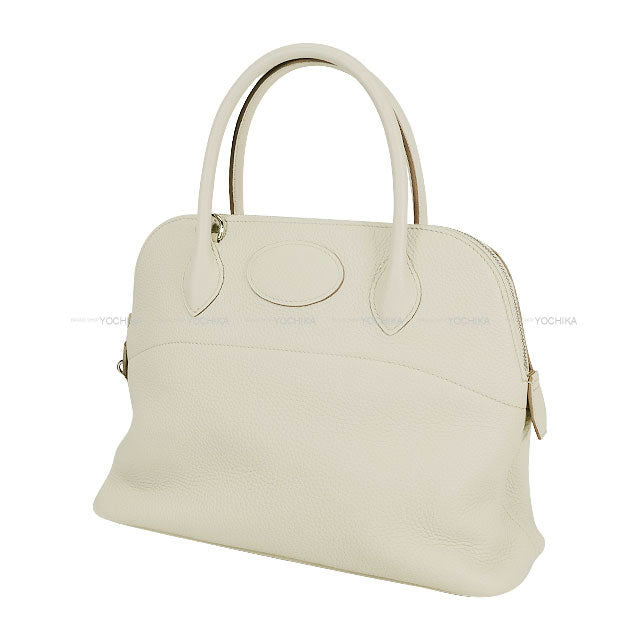 HERMES Shoulder bag Bolide31 Beton Taurillon Clemence Silver HW Stamp C[EXCELLENT][Authentic]