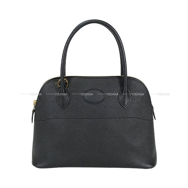 [Pre-loved] HERMES Shoulder bag Bolide27 Noir (Black) Veau Epsom Gold HW Stamp Y[USED SA][Authentic]
