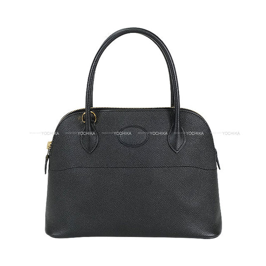 [Pre-loved] HERMES Shoulder bag Bolide27 Noir (Black) Veau Epsom Gold HW Stamp Y[USED SA][Authentic]
