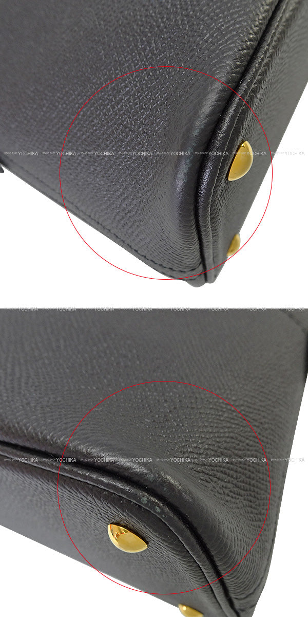 [Pre-loved] HERMES Shoulder bag Bolide27 Noir (Black) Veau Epsom Gold HW Stamp Y[USED SA][Authentic]