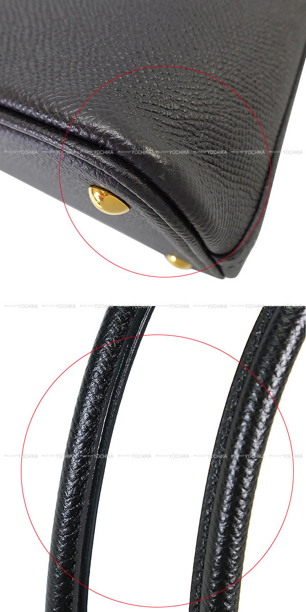 [Pre-loved] HERMES Shoulder bag Bolide27 Noir (Black) Veau Epsom Gold HW Stamp Y[USED SA][Authentic]