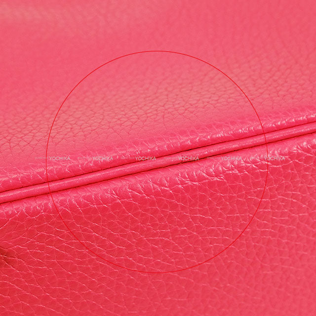 [Pre-loved] HERMES Shoulder bag Lindy mini 20 Rose Extreme Taurillon Clemence Silver HW Stamp Z[LIKE NEW][Authentic]