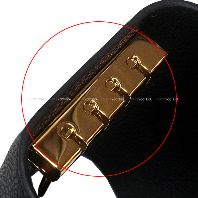 HERMES key case Barn 4-Key Holder Noir (Black) Veau Epsom Gold HW Stamp W[EXCELLENT][Authentic]
