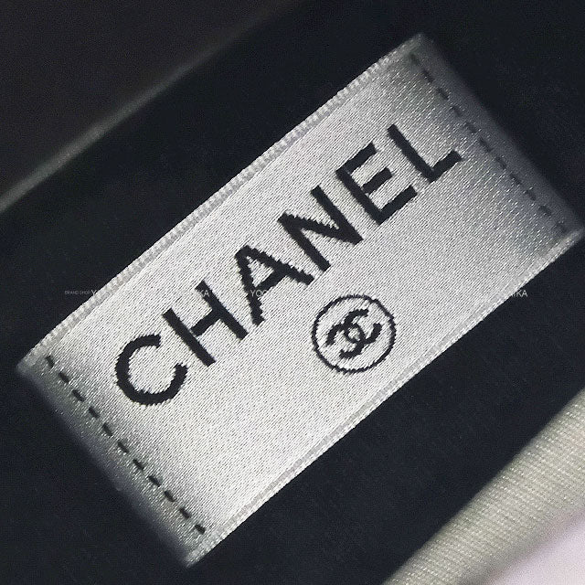 CHANEL boots Women's Long Rain Coco mark Navy/Noir (Black) Rubber #39 G45838[EXCELLENT][Authentic]