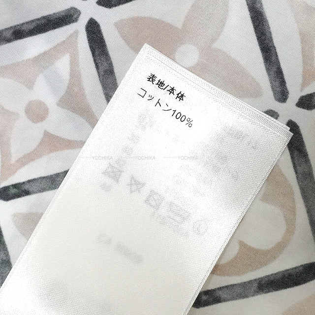 2023SS LOUIS VUITTON Blouse Women's Top Cape By the Pool Cropped Beige/Blanc (White)/Noir (Black) Cotton #38 1ABPW6[EXCELLENT][Authentic]