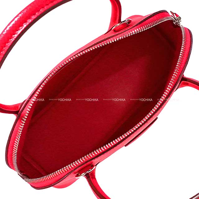 [Pre-loved] HERMES Shoulder bag Bolide27 Rose Extreme Veau Epsom Silver HW Stamp D[LIKE NEW][Authentic]