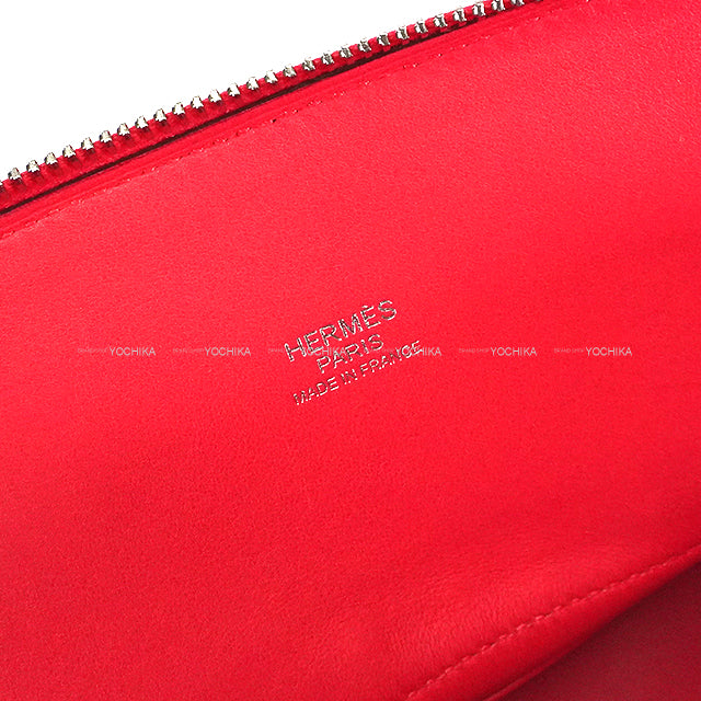 [Pre-loved] HERMES Shoulder bag Bolide27 Rose Extreme Veau Epsom Silver HW Stamp D[LIKE NEW][Authentic]