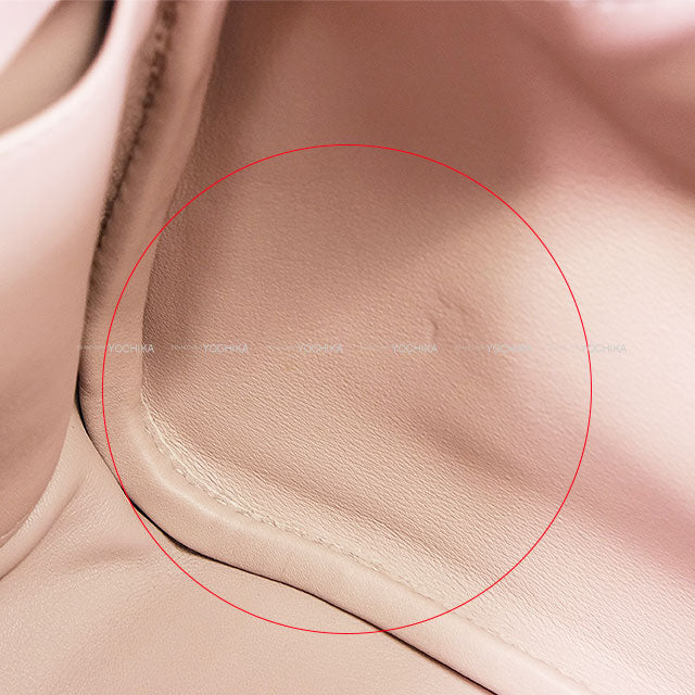 HERMES Shoulder bag Lindy 26 Glycine Veau Swift/Grizzly Silver HW Stamp X[EXCELLENT][Authentic]