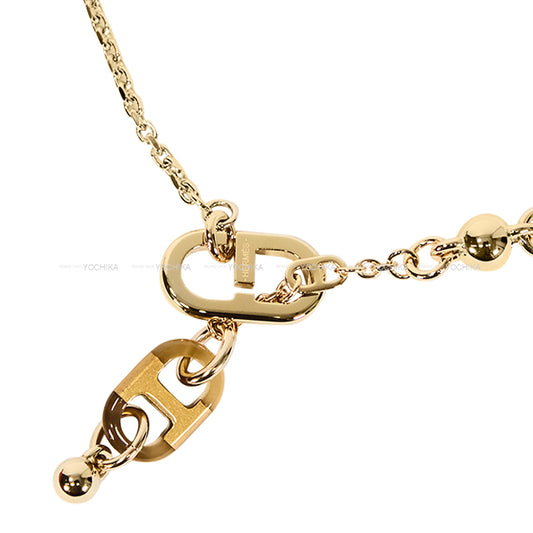 HERMES necklace Sur Mer Au Cur du Faubourg Choker Clochette Gold Buffalo Horn/Metal Gold HW[EXCELLENT][Authentic]