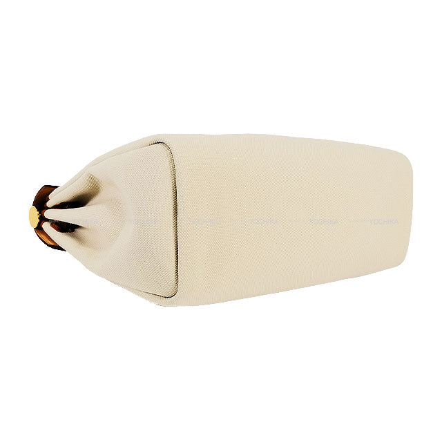 HERMES Shoulder bag HerBag Zip 31 PM Gold/Beton/Fauve Toile Militaire/Vache Hunter Pouch W:9.1" H:5.5" Gold HW Stamp B[EXCELLENT][Authentic]