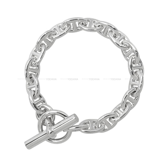 HERMES bracelet Chaine D'ancre PM 18 Links Silver Silver925 (SV925 Ag925)[EXCELLENT][Authentic]