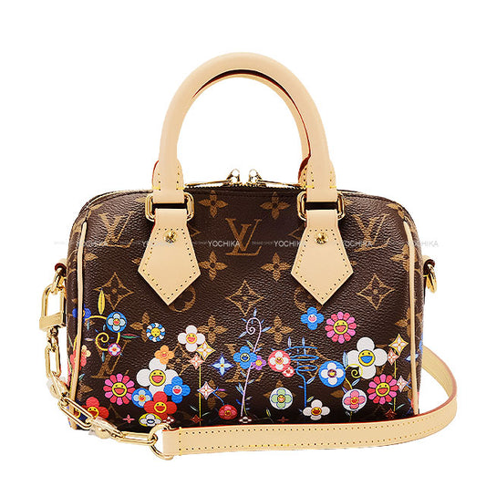 LOUIS VUITTON Shoulder bag LV×TM Murakami Takashi Speedy Bandouliere Brown Gold HW M14175[BRAND NEW][Authentic]
