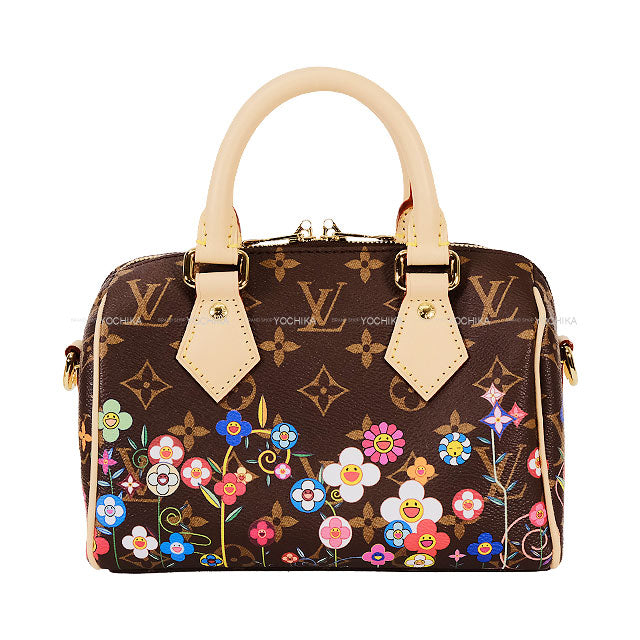 LOUIS VUITTON Shoulder bag LV×TM Murakami Takashi Speedy Bandouliere Brown Gold HW M14175[BRAND NEW][Authentic]