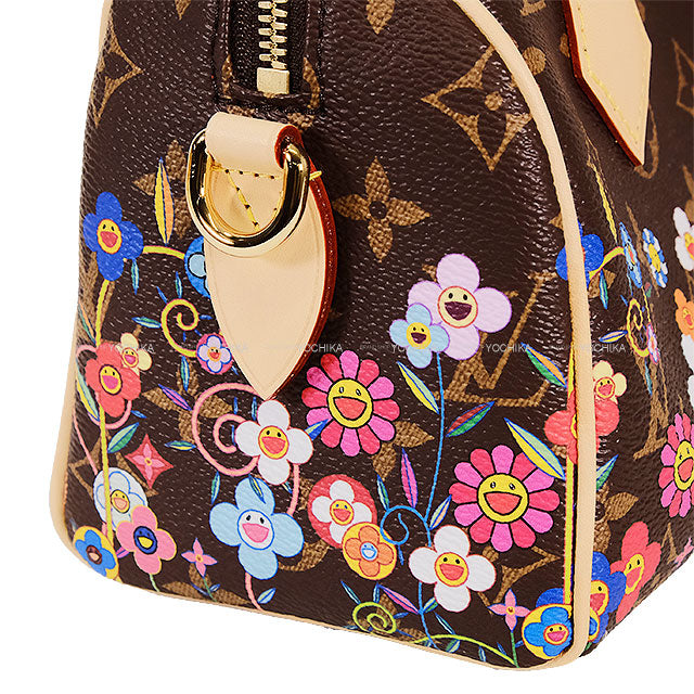 LOUIS VUITTON Shoulder bag LV×TM Murakami Takashi Speedy Bandouliere Brown Gold HW M14175[BRAND NEW][Authentic]