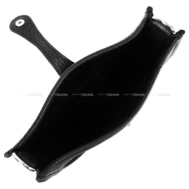 HERMES Shoulder bag Evelyne 16 TPM Sangles Caval Noir (Black)/Blanc (White) Taurillon Clemence Silver HW Stamp K[BRAND NEW][Authentic]