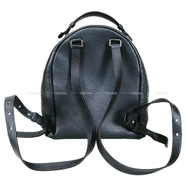LOUIS VUITTON Backpack/daypack/Ruck sack Sorbonne flower Footprint Navy Mat Silver HW M43741[EXCELLENT][Authentic]