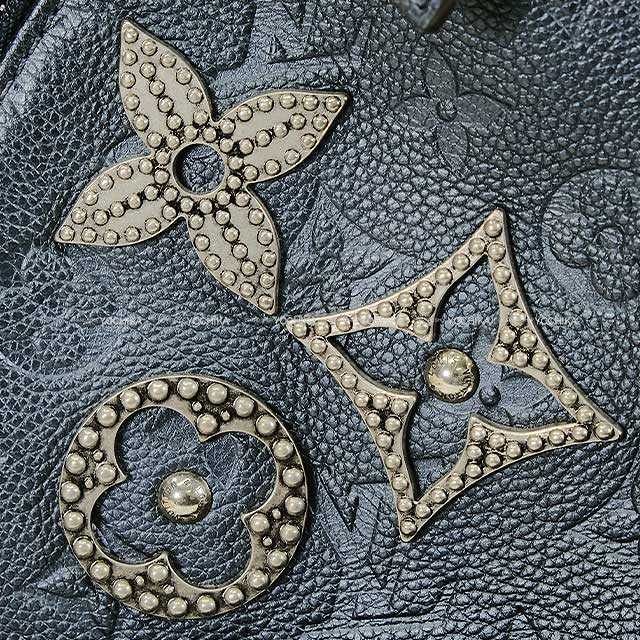 LOUIS VUITTON Backpack/daypack/Ruck sack Sorbonne flower Footprint Navy Mat Silver HW M43741[EXCELLENT][Authentic]