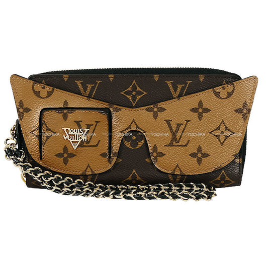 2020 Cruise Collection LOUIS VUITTON long wallet Zippy Wallet Shady Brown Monogram Reverse Gold HW M68796[EXCELLENT][Authentic]