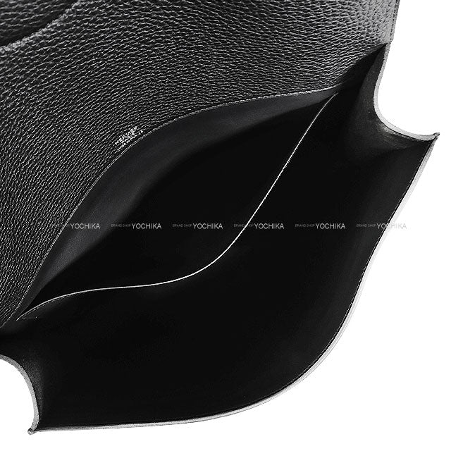 HERMES Business bag Sac a depeches29 Noir (Black) Veau Togo Mat Silver HW Stamp U[EXCELLENT][Authentic]