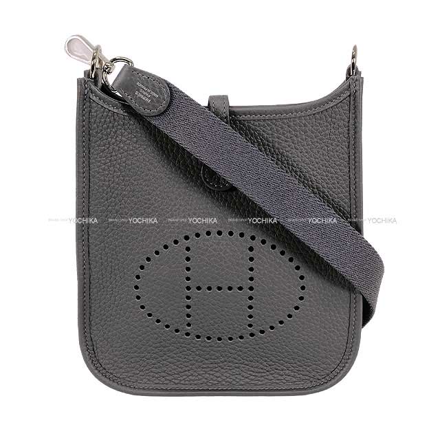HERMES Shoulder bag Evelyne 16 TPM Ardoise Taurillon Clemence Silver HW Stamp K[BRAND NEW][Authentic]
