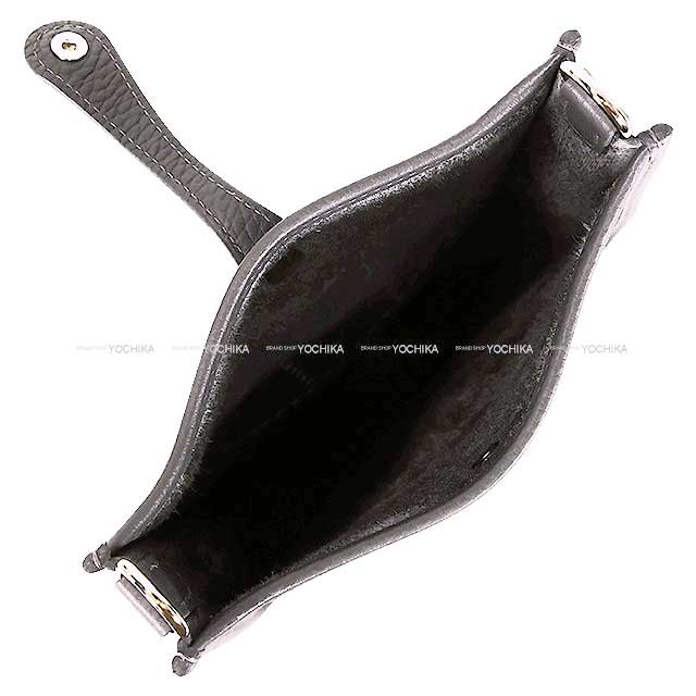 HERMES Shoulder bag Evelyne 16 TPM Ardoise Taurillon Clemence Silver HW Stamp K[BRAND NEW][Authentic]