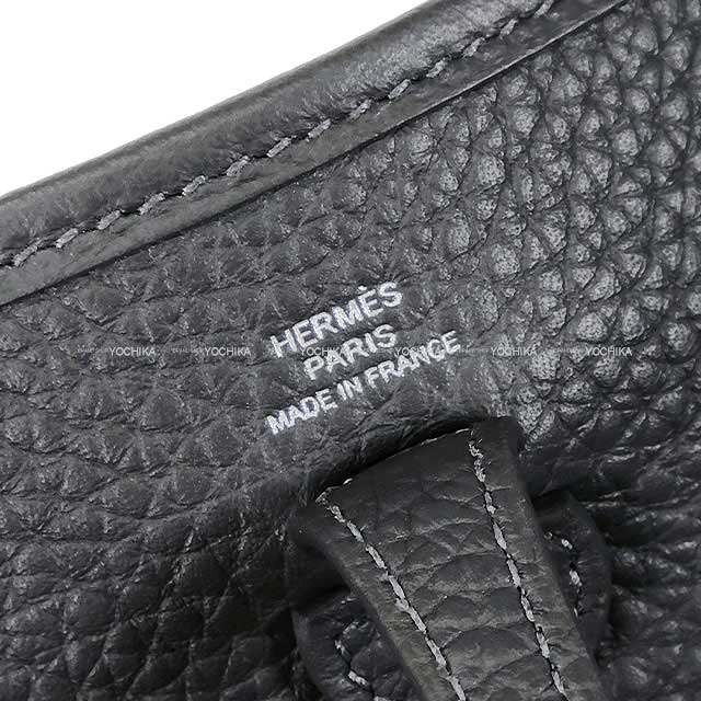 HERMES Shoulder bag Evelyne 16 TPM Ardoise Taurillon Clemence Silver HW Stamp K[BRAND NEW][Authentic]