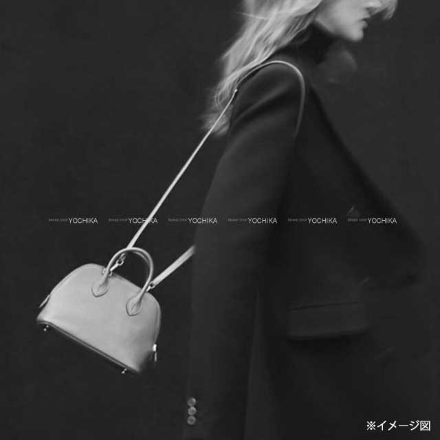 HERMES Shoulder bag Bolide 1923 20 mini Verso Prunoir/Prune Evercolor Gold HW Stamp K[BRAND NEW][Authentic]