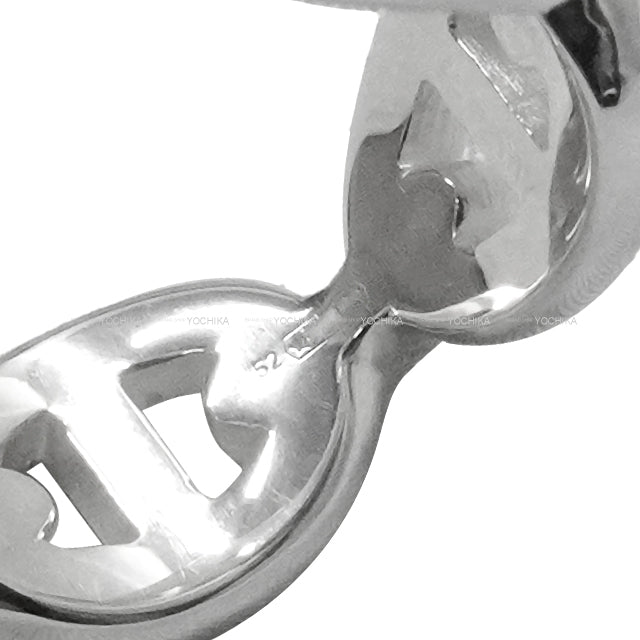 HERMES ring Chaine D'ancre Enchainee PM Silver Silver925 (SV925 Ag925) #52[EXCELLENT][Authentic]