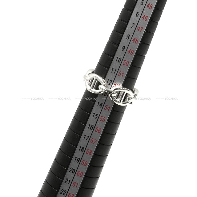 HERMES ring Chaine D'ancre Enchainee PM Silver925 (SV925 Ag925) #53[EXCELLENT][Authentic]