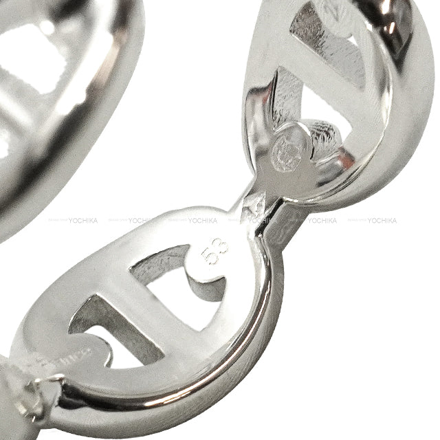HERMES ring Chaine D'ancre Enchainee PM Silver925 (SV925 Ag925) #53[EXCELLENT][Authentic]