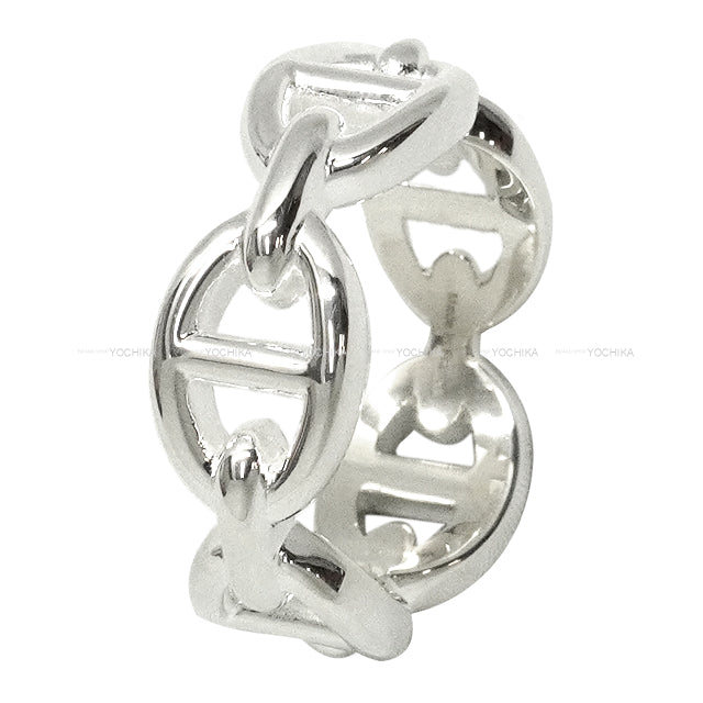 HERMES ring Chaine D'ancre Enchainee PM Silver925 (SV925 Ag925) #53[BRAND NEW][Authentic]