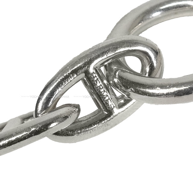 [Pre-loved] HERMES bracelet Chaine D'ancre GM 13 Links Silver Silver925 (SV925 Ag925) 1 frame around 0.8"[USED SA][Authentic]