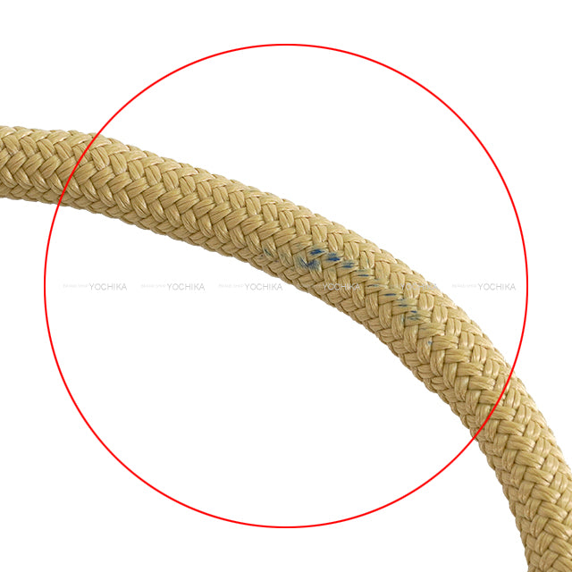 [Pre-loved] HERMES tote bag Beach Bag Cabas De Plage Thalassa Beige/Orange Toile Brodee Silver HW[LIKE NEW][Authentic]