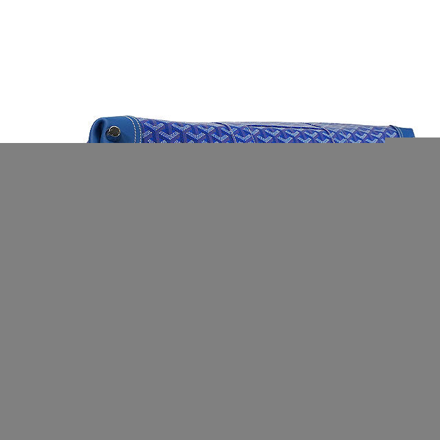 [Pre-loved] GOYARD Boston bag Bowling 55 Blue PVC coated canvas Silver HW[LIKE NEW][Authentic]
