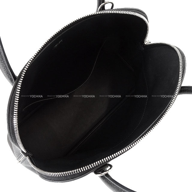 [Pre-loved] HERMES Shoulder bag Bolide31 Noir (Black) Taurillon Clemence Silver HW Stamp Z[USED SA][Authentic]