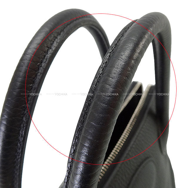 [Pre-loved] HERMES Shoulder bag Bolide31 Noir (Black) Taurillon Clemence Silver HW Stamp Z[USED SA][Authentic]