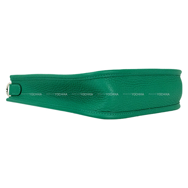 HERMES Shoulder bag Evelyne 16 TPM Vert Vertigo Taurillon Clemence Silver HW Stamp B[ALMOST NEW][Authentic]