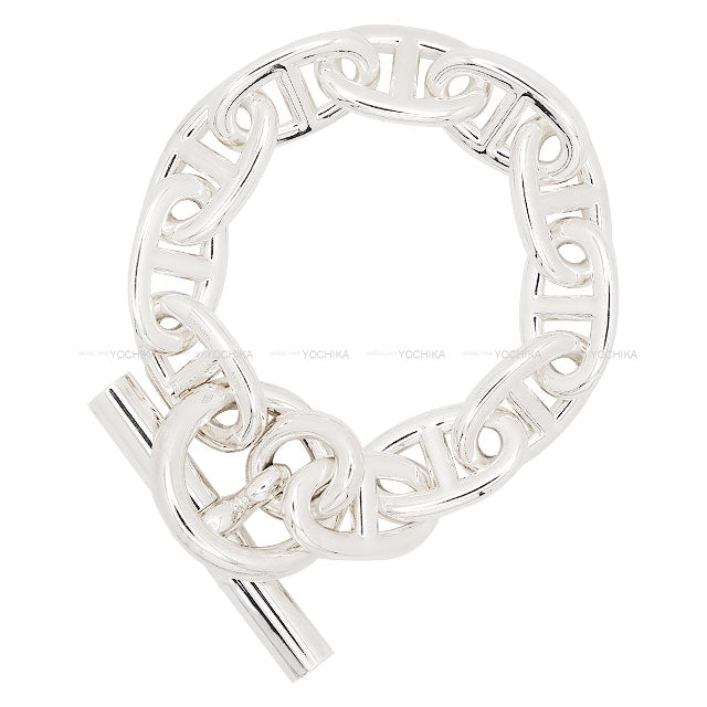 [Pre-loved] HERMES bracelet Chaine D'ancre TGM 11 Links Silver Silver925 (SV925 Ag925)[LIKE NEW][Authentic]