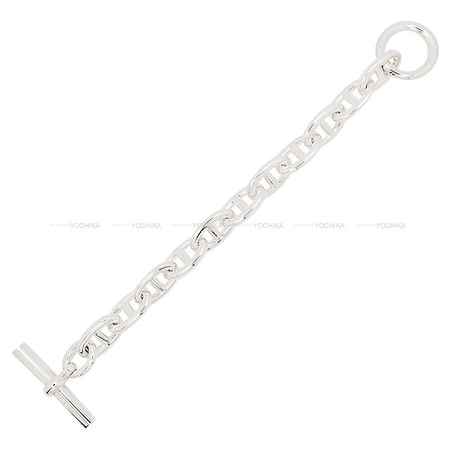 [Pre-loved] HERMES bracelet Chaine D'ancre TGM 11 Links Silver Silver925 (SV925 Ag925)[LIKE NEW][Authentic]