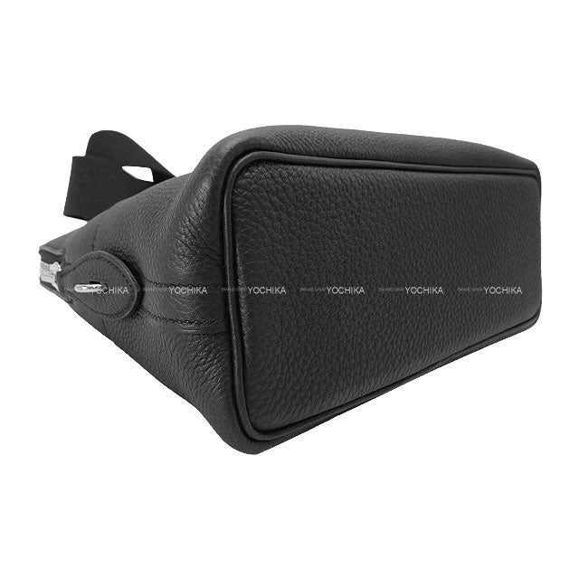 HERMES Shoulder bag Bolide Messenger Noir (Black) Veau Togo Silver HW Stamp K[ALMOST NEW][Authentic]