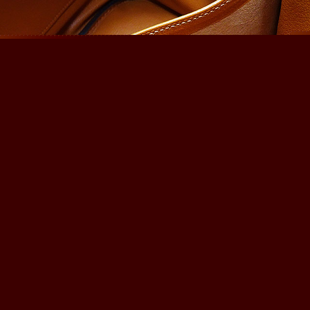 [Pre-loved] HERMES Handbag Birkin35 Bicolor Chocolat/Orange Veau Togo Silver HW Stamp □I[USED A][Authentic]