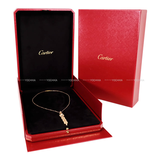 [Pre-loved] CARTIER necklace Agrafe Diamond Diamond/K18PG[LIKE NEW][Authentic]