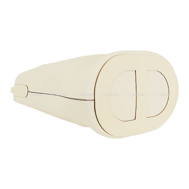 HERMES Handbag In the Loop 23 Craie Taurillon Clemence/Veau Swift Silver HW Stamp K[BRAND NEW][Authentic]