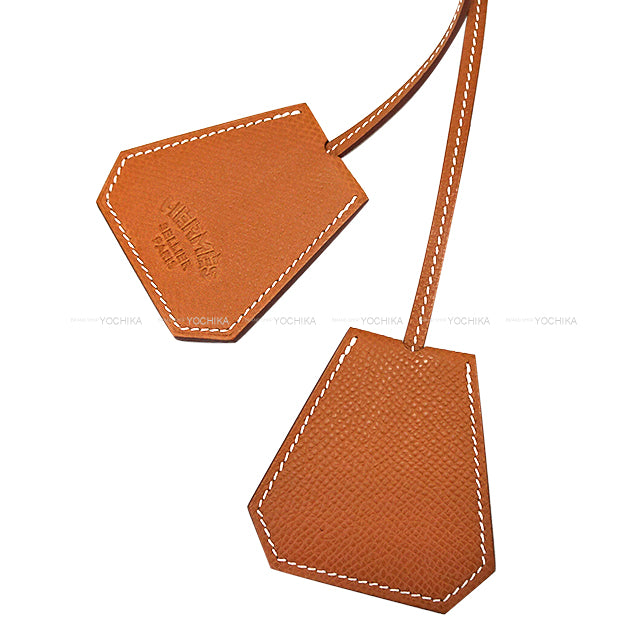 HERMES Hat Clip Capucine Gold Veau Epsom[BRAND NEW][Authentic]