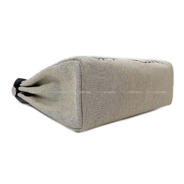 HERMES Shoulder bag HerBag Zip 31 PM PEGASE POP Blue Indigo/Noir (Black) Toile H/Vache Hunter Silver HW Stamp Y[EXCELLENT][Authentic]