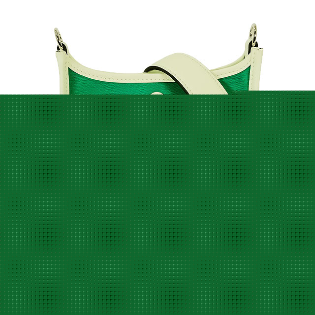 HERMES Shoulder bag Neo Evelyne 16 TPM Menthe (Mint)/Vert Fizz/Bleu Azteque Toile officier/Veau Swift Silver HW Stamp W[EXCELLENT][Authentic]