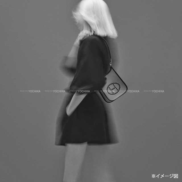 HERMES Shoulder bag Neo Evelyne 16 TPM Menthe (Mint)/Vert Fizz/Bleu Azteque Toile officier/Veau Swift Silver HW Stamp W[EXCELLENT][Authentic]