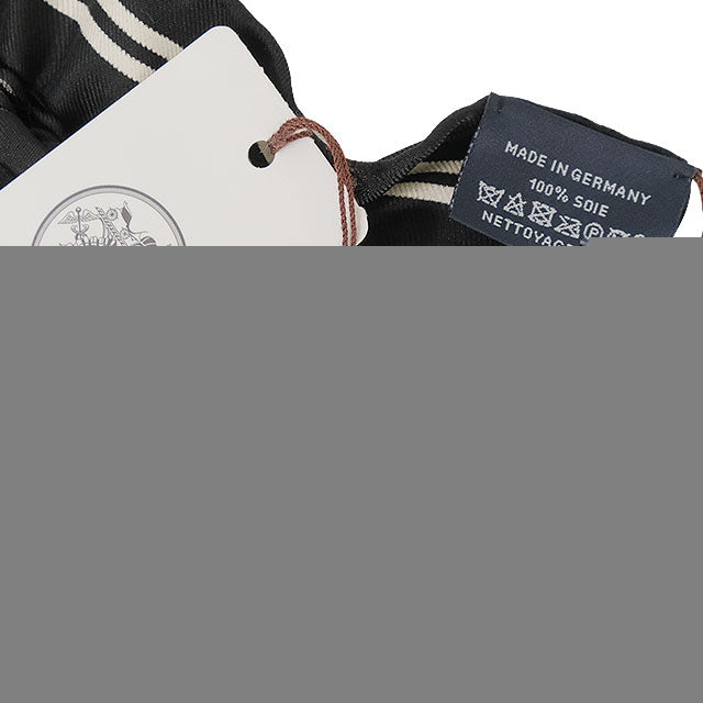 HERMES scarf frou-frou Scarf 70 Quadrige Steeple Noir (Black) Silk100%[EXCELLENT][Authentic]