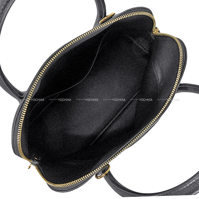 HERMES Shoulder bag Bolide31 Noir (Black) Taurillon Clemence Gold HW Stamp C[EXCELLENT][Authentic]