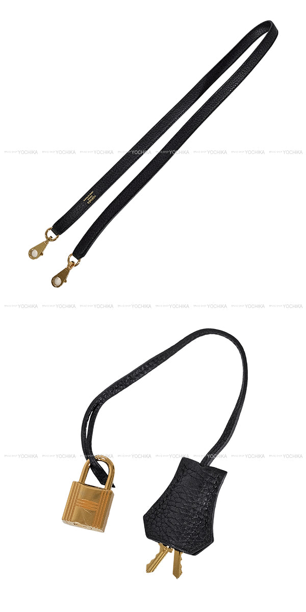 HERMES Shoulder bag Bolide31 Noir (Black) Taurillon Clemence Gold HW Stamp C[EXCELLENT][Authentic]